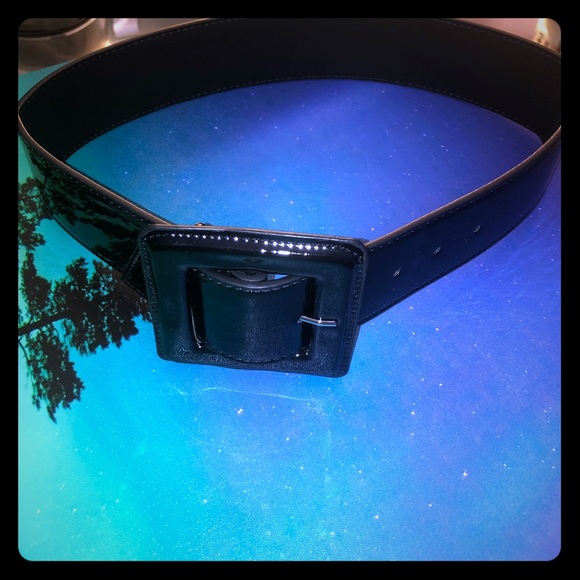 bebe Accessories - NWOT Bebe large black patent leather belt